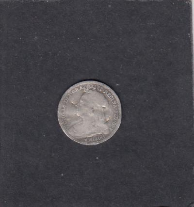 Beschrijving: 3 Pence  VICTORIA